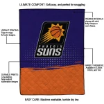 phoenix suns dot illusion purple quilt blanket best selling