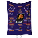 phoenix suns handdrawn stripes purple quilt blanket best selling
