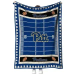 pittsburgh panthers mickey player royal blue quilt blanket best selling