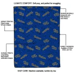 pittsburgh panthers solid classic royal blue quilt blanket best selling