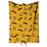 pittsburgh penguins solid classic yellow quilt blanket best selling