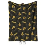 pittsburgh pirates solid classic black quilt blanket best selling