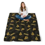 pittsburgh pirates solid classic black quilt blanket best selling