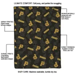 pittsburgh pirates solid classic black quilt blanket best selling