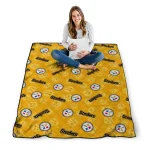 pittsburgh steelers solid classic gold quilt blanket best selling
