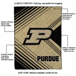 purdue boilermakers arrow layers gold quilt blanket best selling