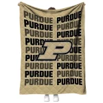 purdue boilermakers bold red gold quilt blanket best selling
