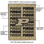 purdue boilermakers bold red gold quilt blanket best selling
