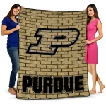 Purdue Boilermakers Brick Grid Gold Quilt Blanket 1 purdue boilermakers brick grid gold quilt blanket best selling
