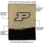 purdue boilermakers dot illusion gold quilt blanket best selling