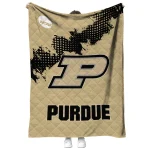 purdue boilermakers paint trail gold quilt blanket best selling