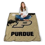 purdue boilermakers paint trail gold quilt blanket best selling
