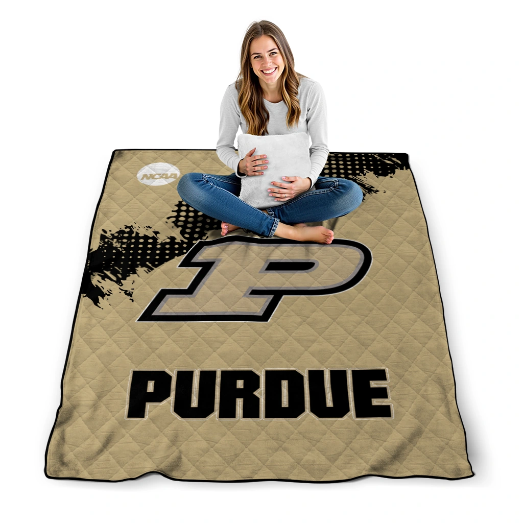 purdue boilermakers paint trail gold quilt blanket high quality purdue boilermakers paint trail gold quilt blanket high quality