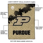 purdue boilermakers paint trail gold quilt blanket best selling