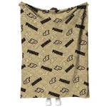 purdue boilermakers solid classic gold quilt blanket best selling