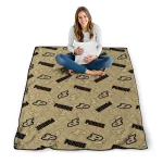purdue boilermakers solid classic gold quilt blanket best selling