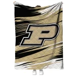 purdue boilermakers wild lines gold white quilt blanket best selling