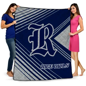 rice owls arrow layers navy blue quilt blanket best selling