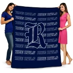 rice owls bold red navy blue quilt blanket best selling