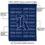 rice owls bold red navy blue quilt blanket best selling