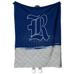 rice owls dot illusion navy blue quilt blanket best selling