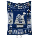 rice owls snoopy love navy blue quilt blanket best selling