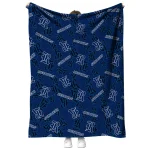 rice owls solid classic navy blue quilt blanket best selling