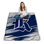rice owls wild lines navy blue white quilt blanket best selling