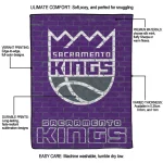 sacramento kings brick grid purple quilt blanket best selling