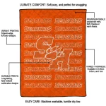 sam houston bearkats bold red orange quilt blanket best selling