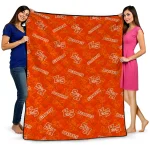 sam houston bearkats solid classic orange quilt blanket best selling