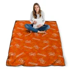 sam houston bearkats solid classic orange quilt blanket best selling