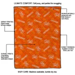 sam houston bearkats solid classic orange quilt blanket best selling