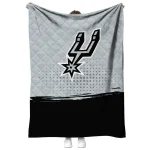 san antonio spurs dot illusion silver quilt blanket best selling