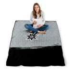 san antonio spurs dot illusion silver quilt blanket best selling