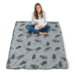 san antonio spurs solid classic silver quilt blanket best selling