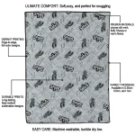 san antonio spurs solid classic silver quilt blanket best selling