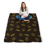 san diego padres solid classic brown quilt blanket best selling