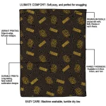 san diego padres solid classic brown quilt blanket best selling