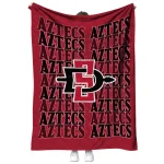 san diego state aztecs bold red quilt blanket best selling