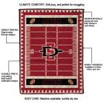 san diego state aztecs mickey player red quilt blanket best selling