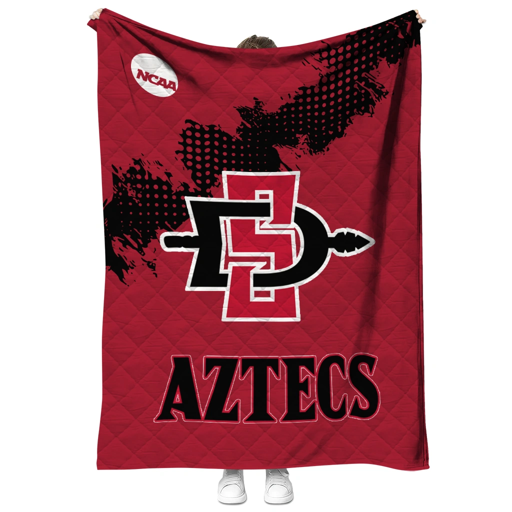 san diego state aztecs paint trail red quilt blanket fashion forward san diego state aztecs paint trail red quilt blanket fashion forward