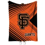 san francisco giants arrow layers orange quilt blanket best selling