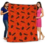 san francisco giants solid classic orange quilt blanket best selling