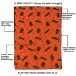 san francisco giants solid classic orange quilt blanket best selling
