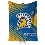 san jose state spartans arrow layers blue quilt blanket best selling