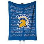 san jose state spartans bold red blue quilt blanket best selling