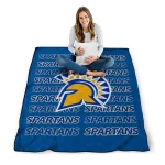 san jose state spartans bold red blue quilt blanket best selling