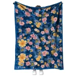 san jose state spartans hibiscus foliage blue quilt blanket best selling