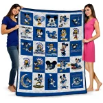 san jose state spartans mickey mouse motif blue white quilt blanket best selling